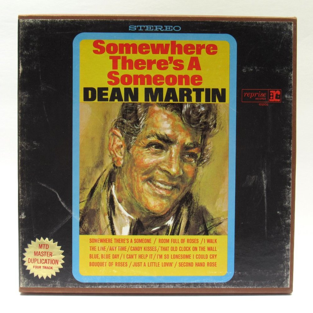Dean Martin Somewhere There's A Someone Reel to Reel Tape Reprise 1966